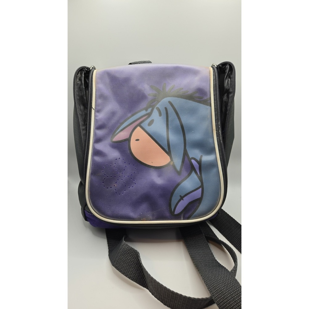 Disney Pooh Mini Backpack Lunch Bag Insulated Cooler Accessory Purse Vtg Eeyore - Picture 6 of 7